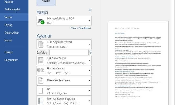 pdf nasıl yapılır? belgeleri pdf çevirme word belgesini pdf çevirme